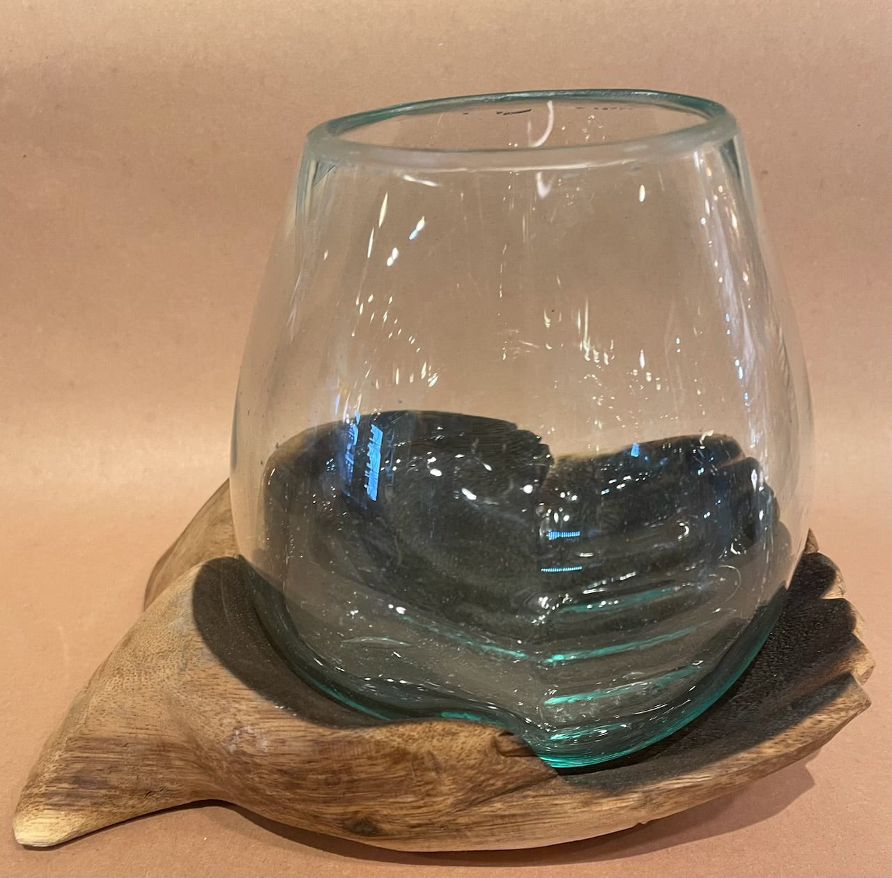 Small Molten Glass Bowl