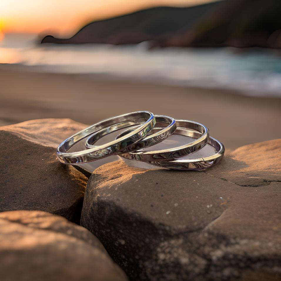 Abalone Bangles