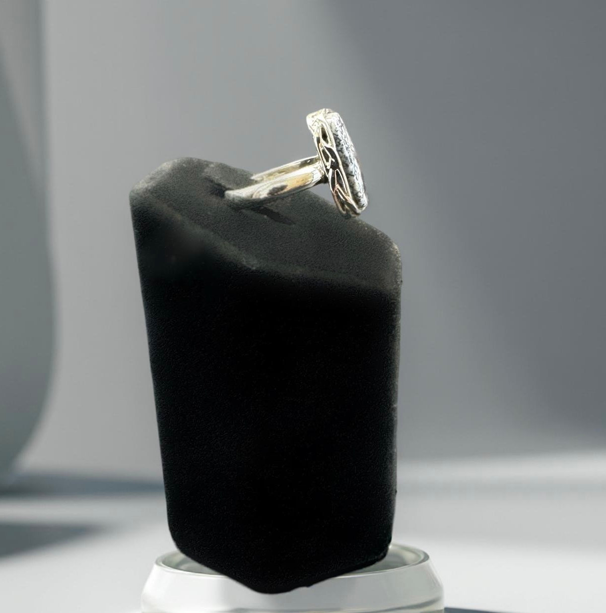 Rare Dendritic Agate Ring – Sterling Silver Size 6