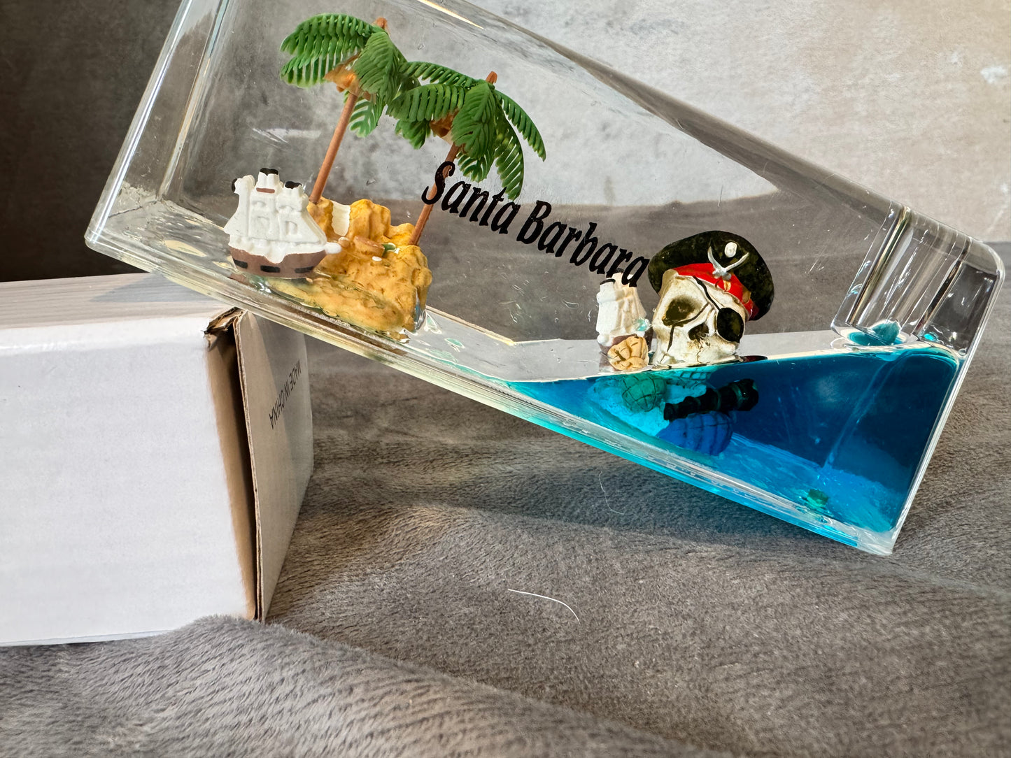 Santa Barbara Liquid Pirate Paperweight