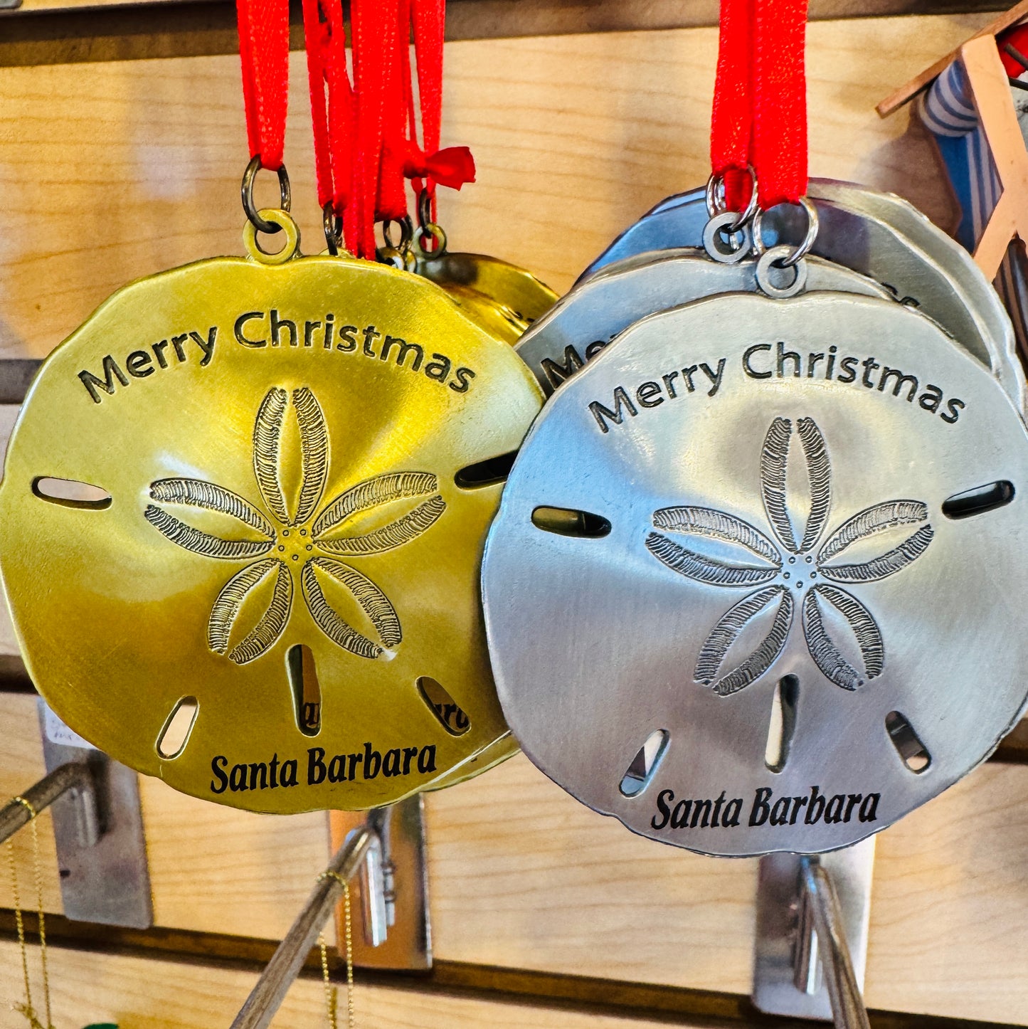 Sand Dollar Metal Ornament