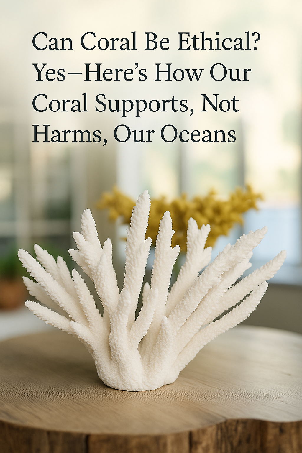 🪸 Can Coral Be Ethical? Yes—Here’s How Our Coral Supports, Not Harms, Our Oceans