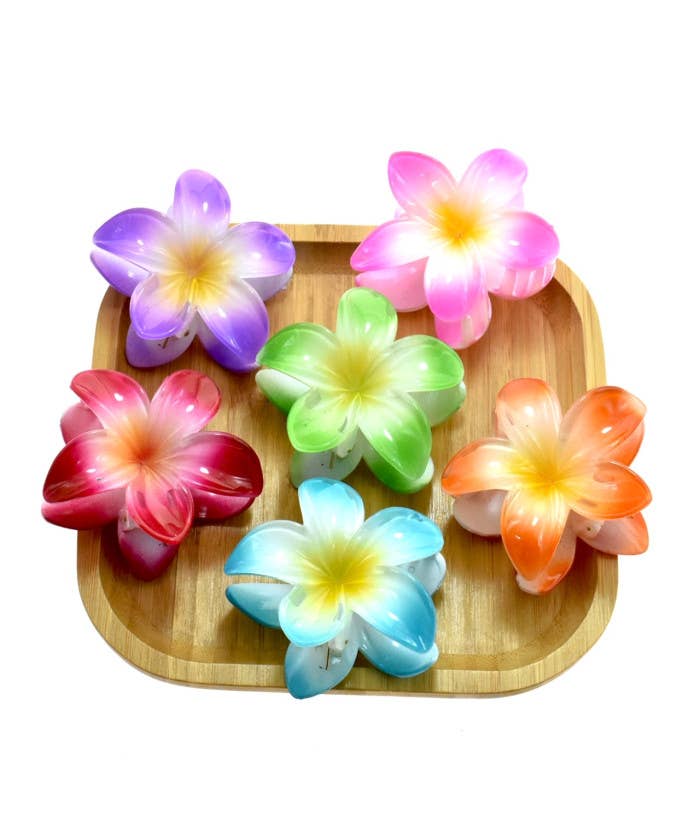 Plumeria Flower Hair Clip