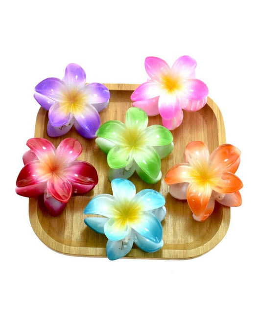 Plumeria Flower Hair Clip