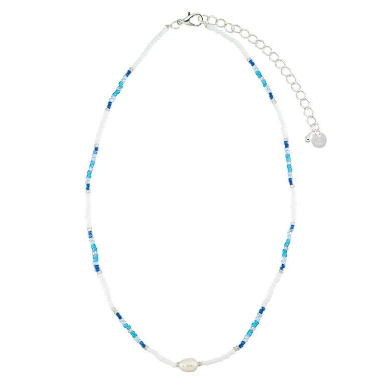 NK White Station Seedbead & Freshwater Pearl -6