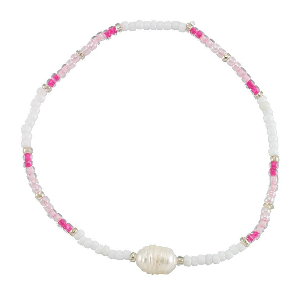 BR White Station Seedbead/Freshwater Pearl-12