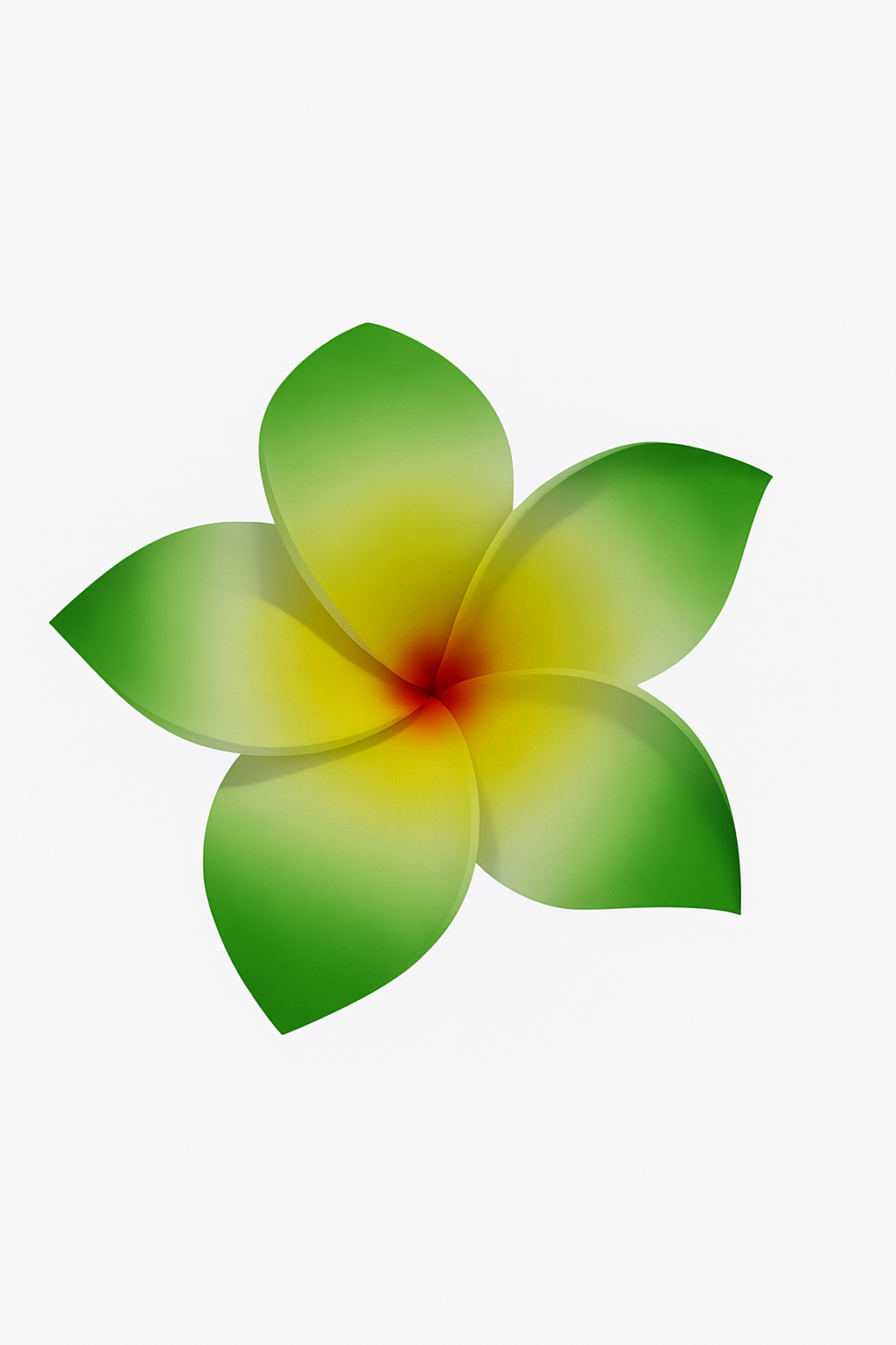 Small Plumeria Flower Hair Clips