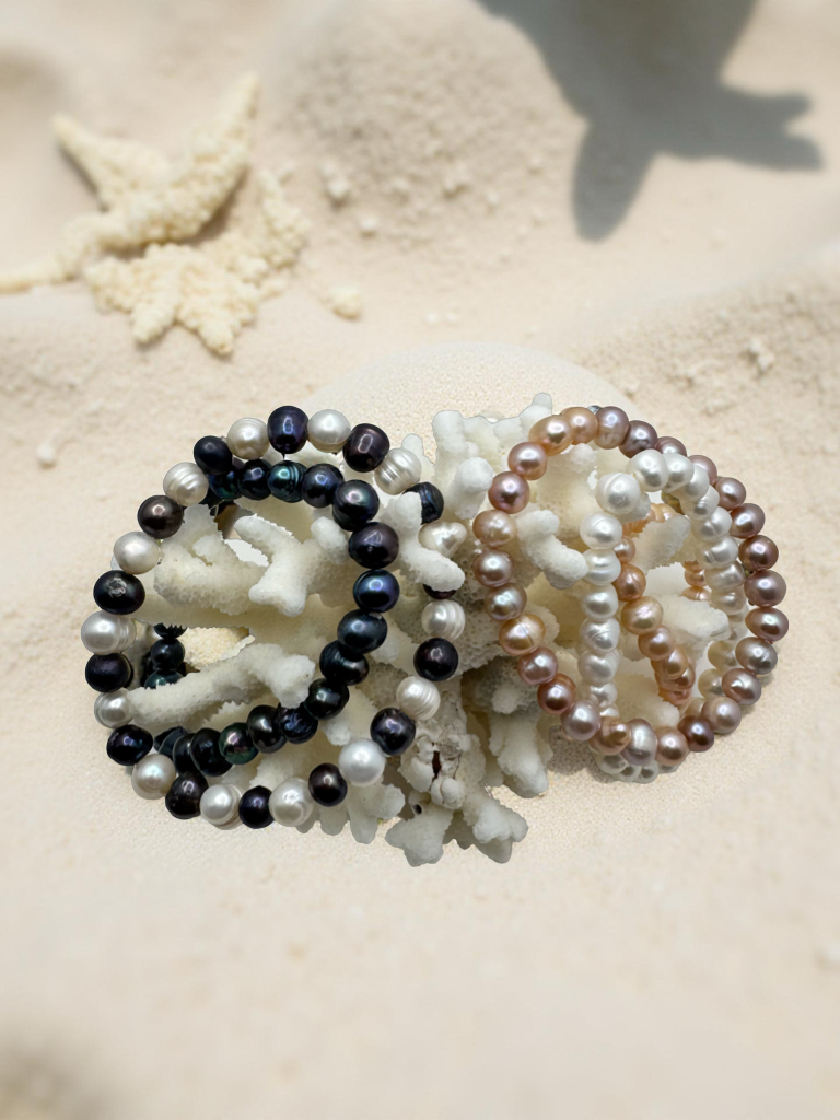 Freshwater Pearl Stretchy Bracelet