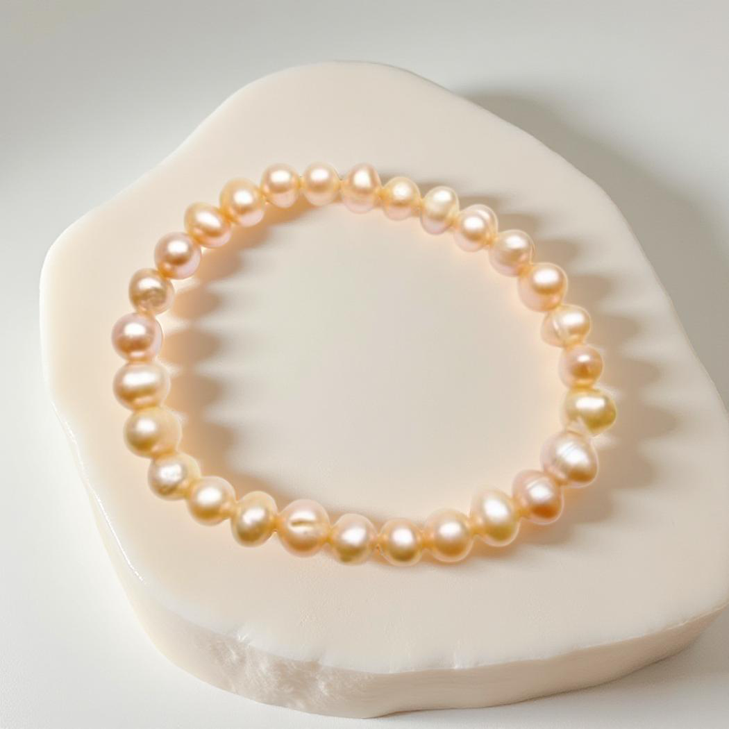 Freshwater Pearl Stretchy Bracelet