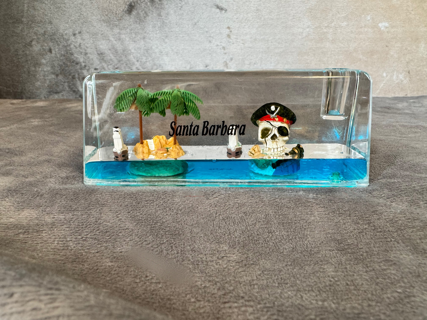 Santa Barbara Liquid Pirate Paperweight