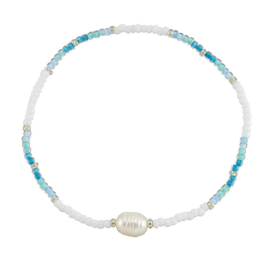 BR White Station Seedbead/Freshwater Pearl-12