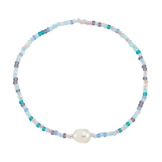 BR Frosted Multi Seedbead/Freshwater Pearl-12