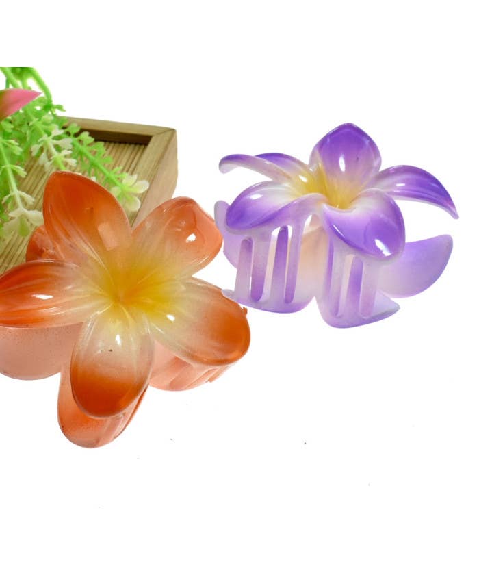 Plumeria Flower Hair Clip